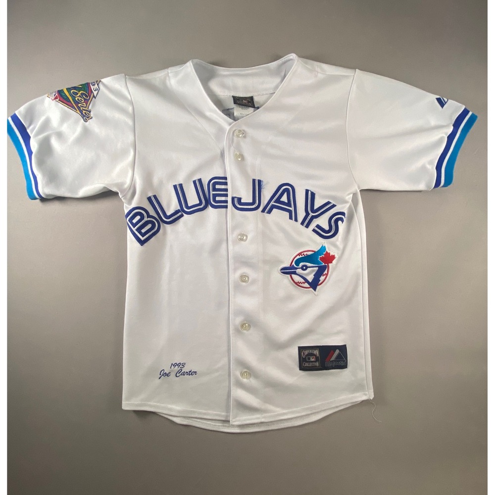 Majestic Cooperstown Collection Toronto Blue Jays Joe Carter 29 Baseball Jersey